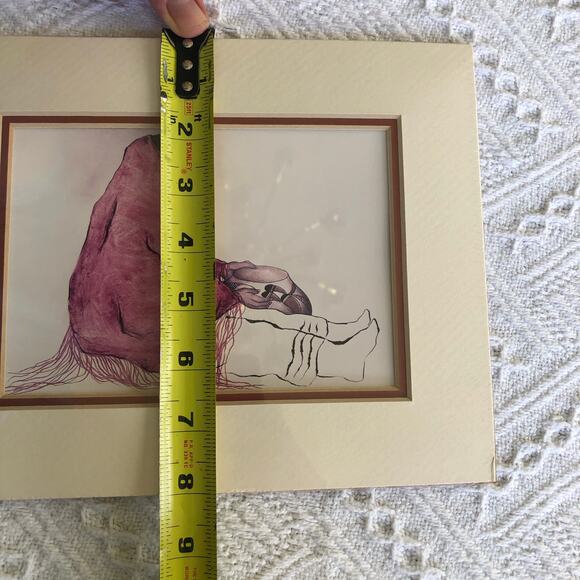 R.C. Gorman “Anita” Navajo Woman 8x10 Matted Art Print New Sealed Southwest - Picture 6 of 7